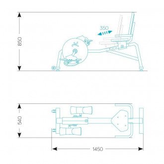 Акватренажёр Aqquatix Galaxy Aqquabike 316L