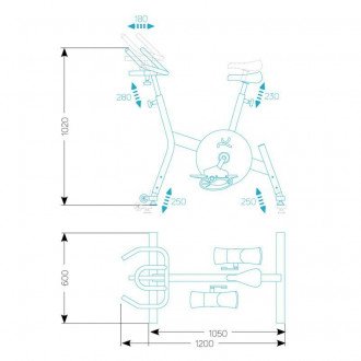 Акватренажёр Aqquatix Smart Up Aqquabike 316L
