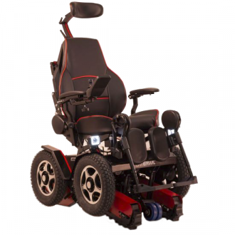 Инвалидная коляска с электроприводом Caterwil GTS 4WD (вездеход-ступенькоход)