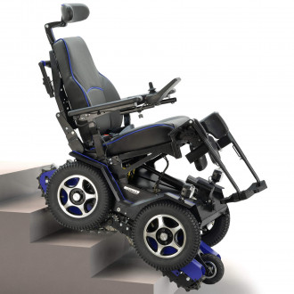 Инвалидная коляска с электроприводом Caterwil GTS 4WD (вездеход-ступенькоход)