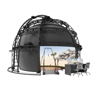 Максимальная комплектация системы с использованием купола системы 360 градусов Motek CAREN High-End