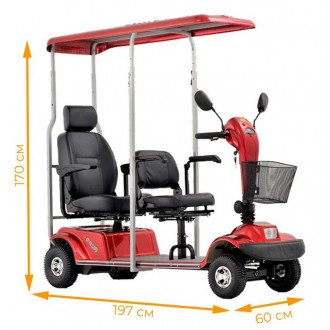 Электрический скутер Met Explorer 900 Tandem