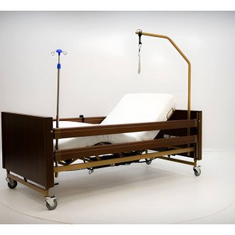 Многофункциональная кровать с электроприводом Met Terna Wenge