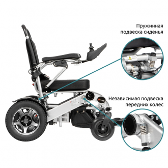 Инвалидная коляска с электроприводом Ortonica Pulse 640