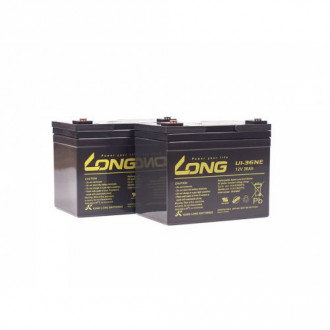 Комплект свинцово-кислотных аккумуляторных батарей Ortonica Long-U1-36NE (2 шт.)