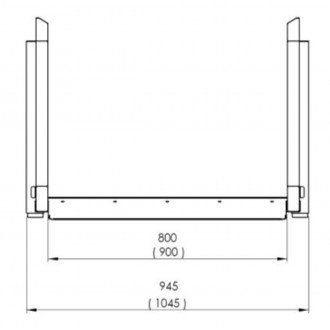 Вертикальный подъёмник EasyLift V3 (внутренний) высота подъёма: 70-1250 мм 